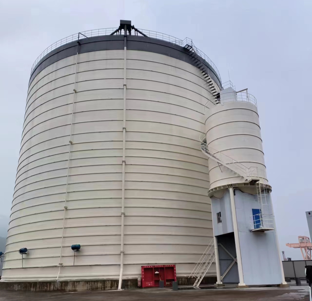 南皮10万吨水泥钢板库